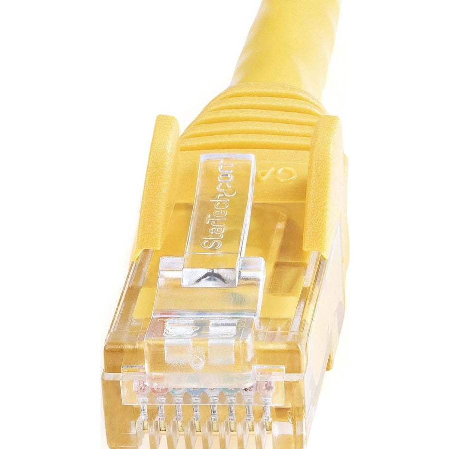 Câble Ethernet CAT6 StarTech.com de 4,3 m - Jaune - Gigabit sans accroc - 100 W PoE UTP 650 MHz - Cordon de raccordement catégorie 6 - Câblage certifié UL/TIA N6PATCH14YL