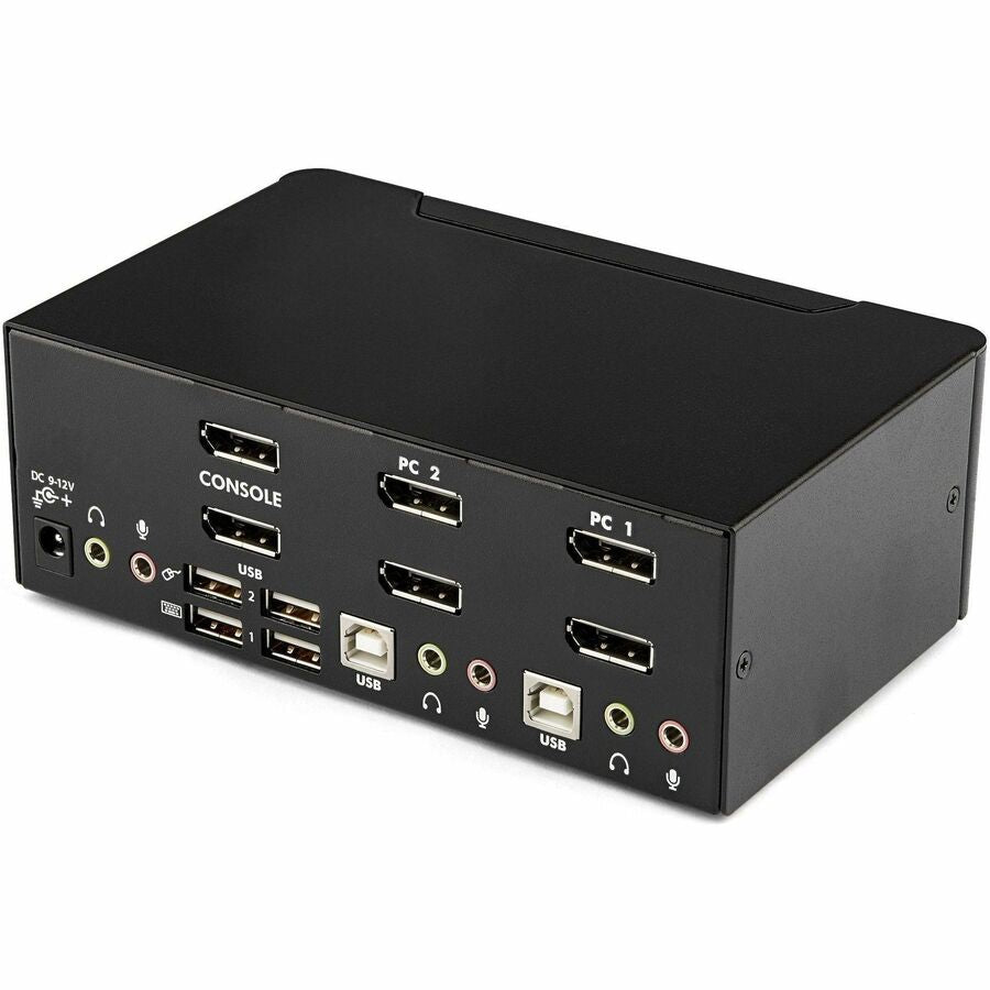 StarTech.com Commutateur KVM double écran DisplayPort à 2 ports - KVM DisplayPort - 4K 60 Hz SV231DPDDUA2