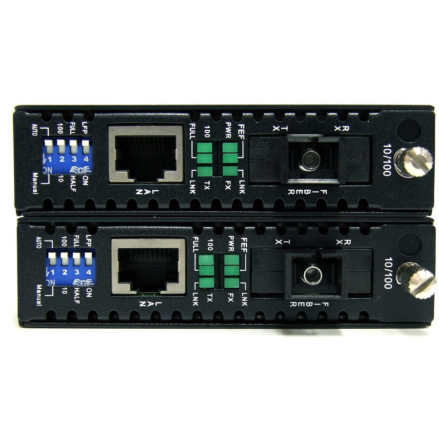 StarTech.com Kit convertisseur de média fibre optique monomode Ethernet 10/100 Mbps SC 20 km ET90110WDM2