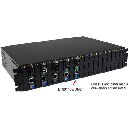 StarTech.com Kit convertisseur de média fibre optique monomode Ethernet 10/100 Mbps SC 20 km ET90110WDM2