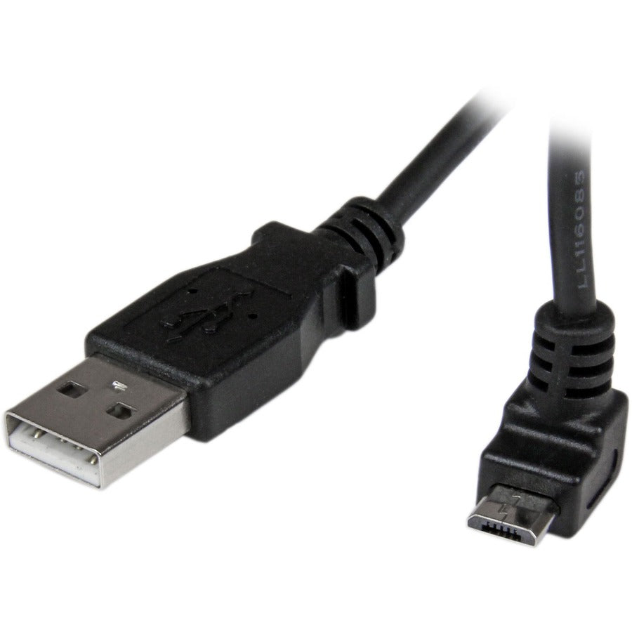 Câble micro USB StarTech.com de 2 m - A vers Micro B coudé vers le haut USBAUB2MU