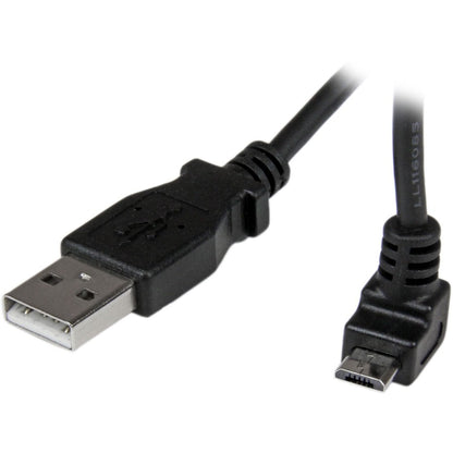 Câble micro USB StarTech.com de 2 m - A vers Micro B coudé vers le haut USBAUB2MU