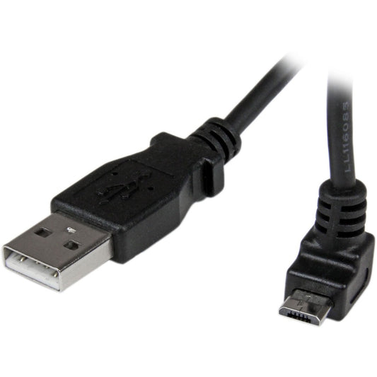 Câble micro USB StarTech.com de 2 m - A vers Micro B coudé vers le haut USBAUB2MU