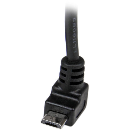 Câble micro USB StarTech.com de 2 m - A vers Micro B coudé vers le haut USBAUB2MU