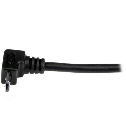 Câble micro USB StarTech.com de 2 m - A vers Micro B coudé vers le haut USBAUB2MU