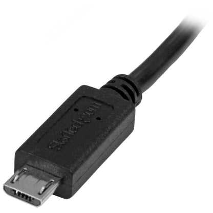 StarTech.com Câble d'extension micro-USB 0,5 m 20 po - M/F - Câble micro USB mâle vers micro USB femelle USBUBEXT50CM