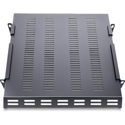 StarTech.com Étagère de montage en rack ventilée à 4 montants 1U de 19,5 à 38 pouces de profondeur de montage réglable - Étagère de rack fixe robuste - 330 lb / 150 kg - 27,5 pouces de profondeur ADJSHELFHDV