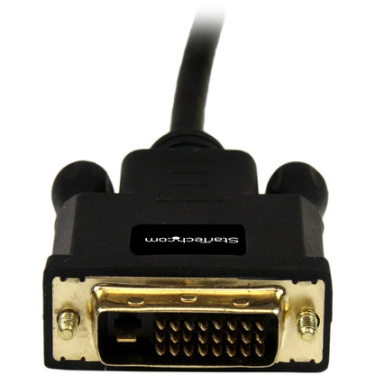 StarTech.com Câble Mini DisplayPort vers DVI de 3 m, câble adaptateur/convertisseur Mini DP vers DVI-D, vidéo 1080p, moniteur/écran mDP 1.2 vers DVI MDP2DVIMM10B