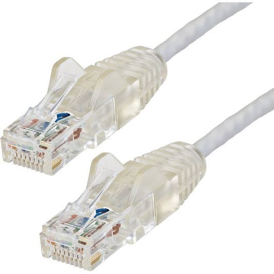 Câble CAT6 StarTech.com de 30 cm - Cordon de raccordement CAT6 fin - Gris - Connecteurs RJ45 anti-accrocs - Câble Gigabit Ethernet - 28 AWG - LSZH (N6PAT1GRS) N6PAT1GRS
