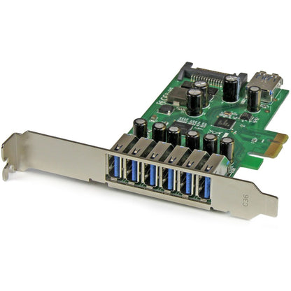 StarTech.com Carte PCI Express USB 3.0 à 7 ports - 5 Gbit/s - Conception standard et discrète PEXUSB3S7