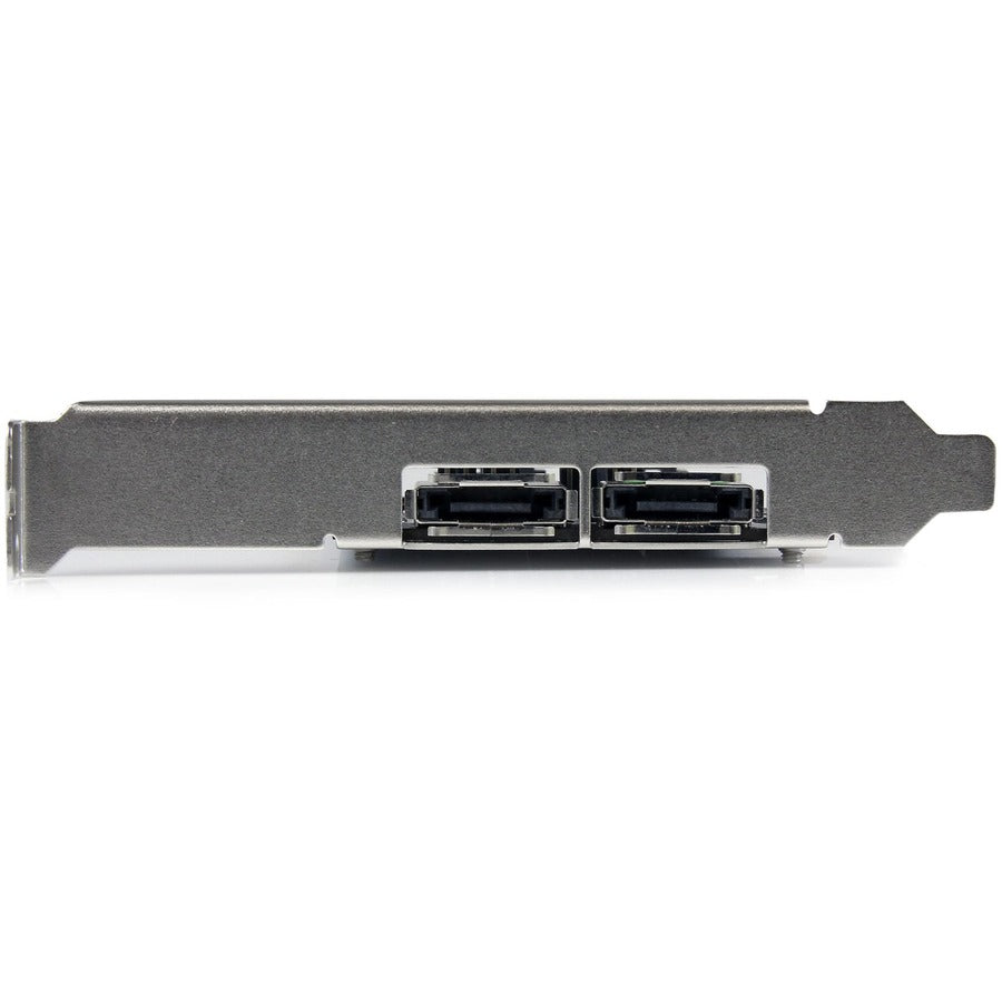 StarTech.com Carte contrôleur eSATA 2 ports PCI Express SATA 6 Gbit/s - Carte double port PCIe SATA III - 2 ports internes/2 ports externes PEXESAT322I