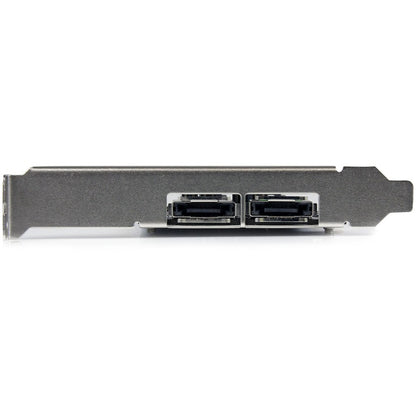 StarTech.com Carte contrôleur eSATA 2 ports PCI Express SATA 6 Gbit/s - Carte double port PCIe SATA III - 2 ports internes/2 ports externes PEXESAT322I
