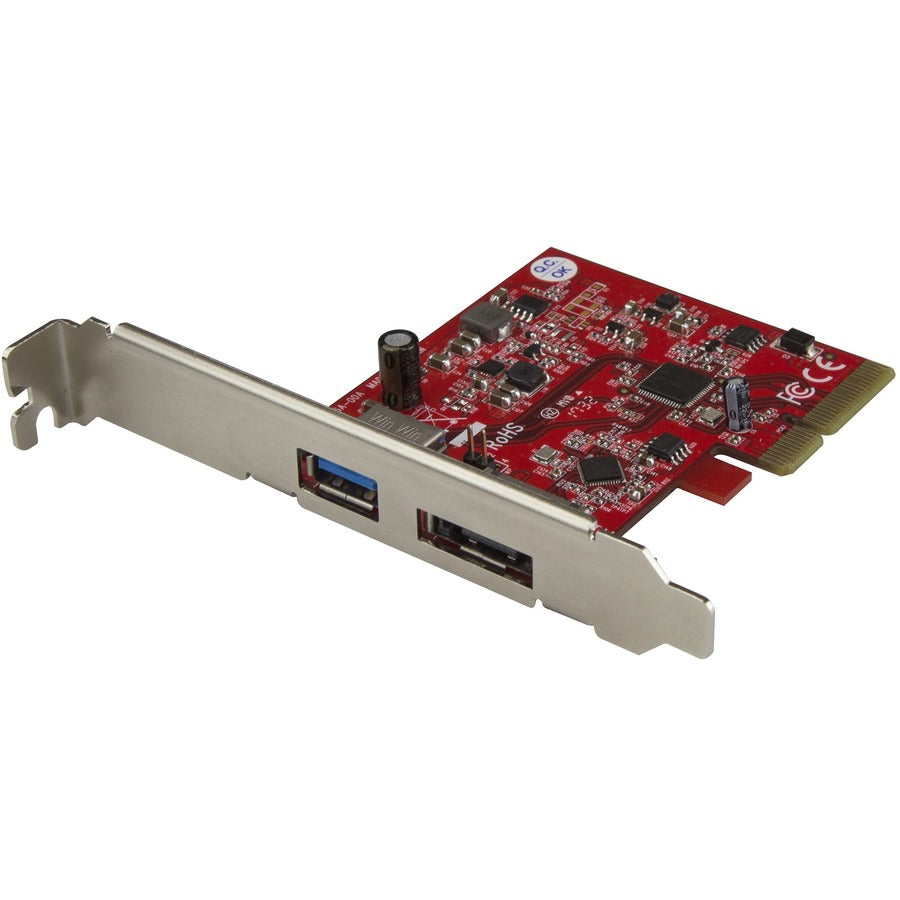 StarTech.com Carte PCI Express 2 ports USB 3.1 (10 Gbit/s) + eSATA - 1 x USB-A + 1 x eSATA - Carte PCIe USB3.1 Carte eSATA - Carte d'extension USB3.1 PEXUSB311A1E