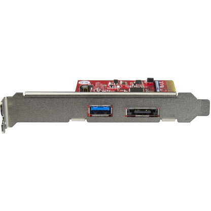 StarTech.com Carte PCI Express 2 ports USB 3.1 (10 Gbit/s) + eSATA - 1 x USB-A + 1 x eSATA - Carte PCIe USB3.1 Carte eSATA - Carte d'extension USB3.1 PEXUSB311A1E