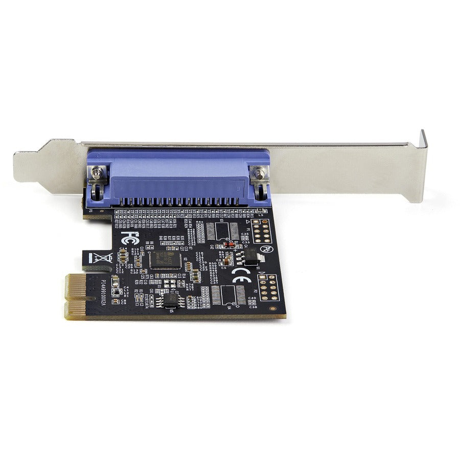 StarTech.com Carte PCIe parallèle à 1 port, carte adaptateur PCI Express vers parallèle DB25 LPT, contrôleur d'extension de bureau pour imprimante, SPP/ECP PEX1P2