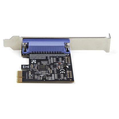 StarTech.com Carte PCIe parallèle à 1 port, carte adaptateur PCI Express vers parallèle DB25 LPT, contrôleur d'extension de bureau pour imprimante, SPP/ECP PEX1P2