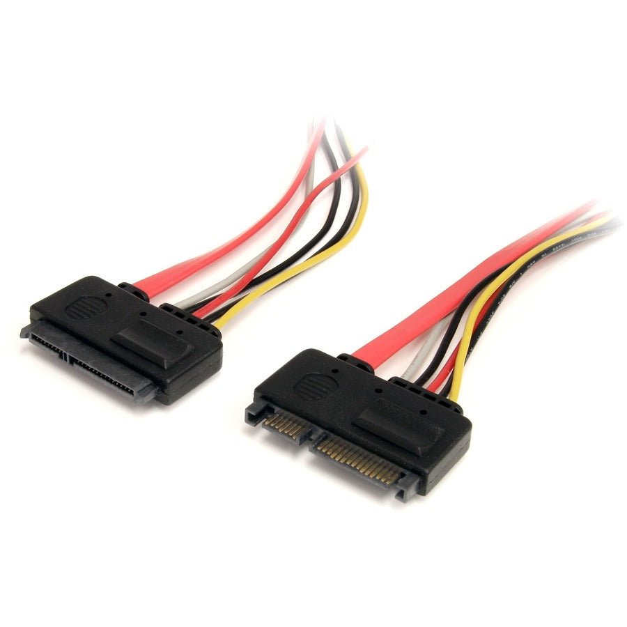 Câble d'extension d'alimentation et de données SATA 22 broches de 30,5 cm de StarTech.com SATA22PEXT