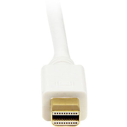 StarTech.com Câble adaptateur convertisseur Mini DisplayPort vers DVI de 0,9 m - Mini DP vers DVI 1920 x 1200 - Blanc MDP2DVIMM3W