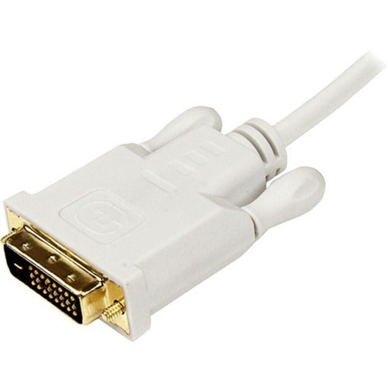StarTech.com Câble adaptateur convertisseur Mini DisplayPort vers DVI de 0,9 m - Mini DP vers DVI 1920 x 1200 - Blanc MDP2DVIMM3W