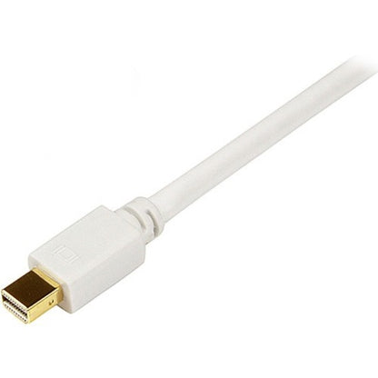 StarTech.com Câble adaptateur convertisseur Mini DisplayPort vers DVI de 0,9 m - Mini DP vers DVI 1920 x 1200 - Blanc MDP2DVIMM3W