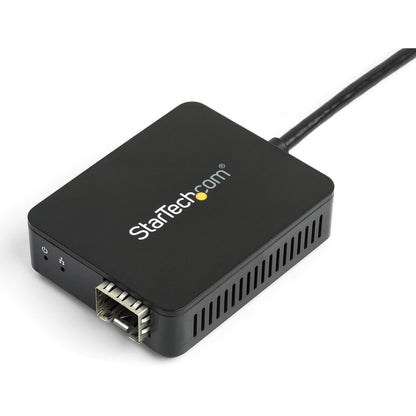 StarTech.com USB 3.0 to Fiber Optic Converter - USB to Open SFP Adapter - Gigabit Network Adapter Multi Mode(MMF)/Single Mode Fiber(SMF) US1GA30SFP