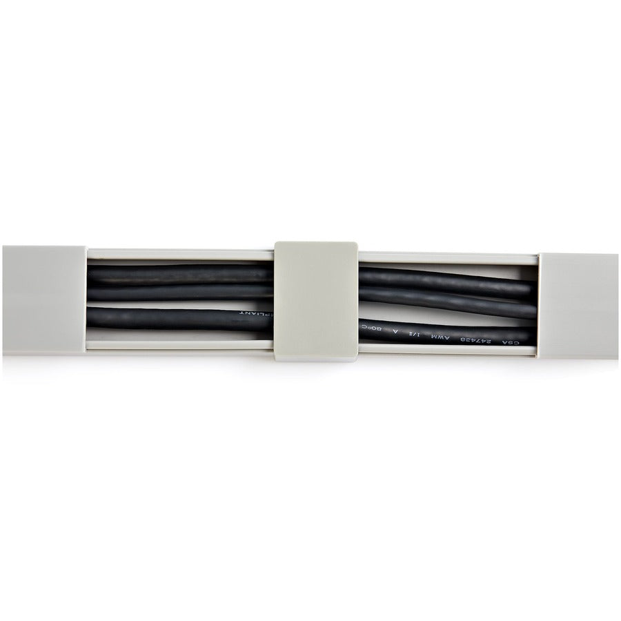 StarTech.com Lot de 20 coupleurs de chemin de câbles pour CBMWD3816 - Accessoires de gestion de câbles - Raccords de chemin de câbles Connecteurs droits intermédiaires - UL CBMWD3816C