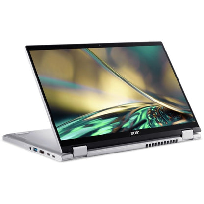 Acer Spin 3 SP314-55N SP314-55N-536K Ordinateur portable convertible 2 en 1 à écran tactile 14" - Full HD - Intel Core i5 12e génération i5-1235U - 8 Go - SSD 512 Go - Clavier anglais (États-Unis), français - Argent pur NX.K0QAA.001