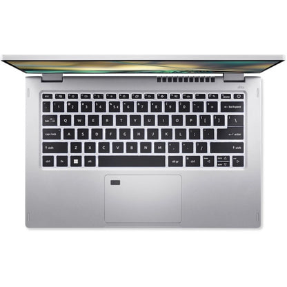 Acer Spin 3 SP314-55N SP314-55N-536K Ordinateur portable convertible 2 en 1 à écran tactile 14" - Full HD - Intel Core i5 12e génération i5-1235U - 8 Go - SSD 512 Go - Clavier anglais (États-Unis), français - Argent pur NX.K0QAA.001
