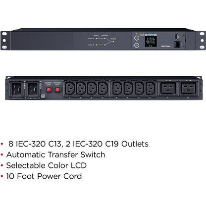 PDU CyberPower ATS PDU24005 10 prises PDU24005