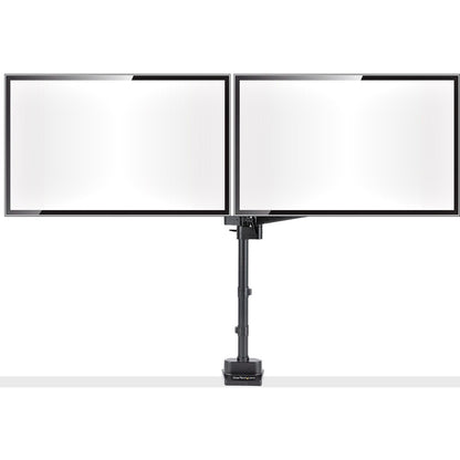 StarTech.com Support de bureau pour écran double, hauteur réglable, support de moniteur entièrement mobile pour 2 écrans VESA jusqu'à 32 pouces (17,6 lb/8 kg) ARMDUALPIVOT