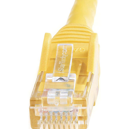 Câble Ethernet CAT6 StarTech.com de 0,6 m - Jaune - Gigabit sans accroc - 100 W PoE UTP 650 MHz - Cordon de raccordement de catégorie 6 - Câblage certifié UL/TIA N6PATCH2YL