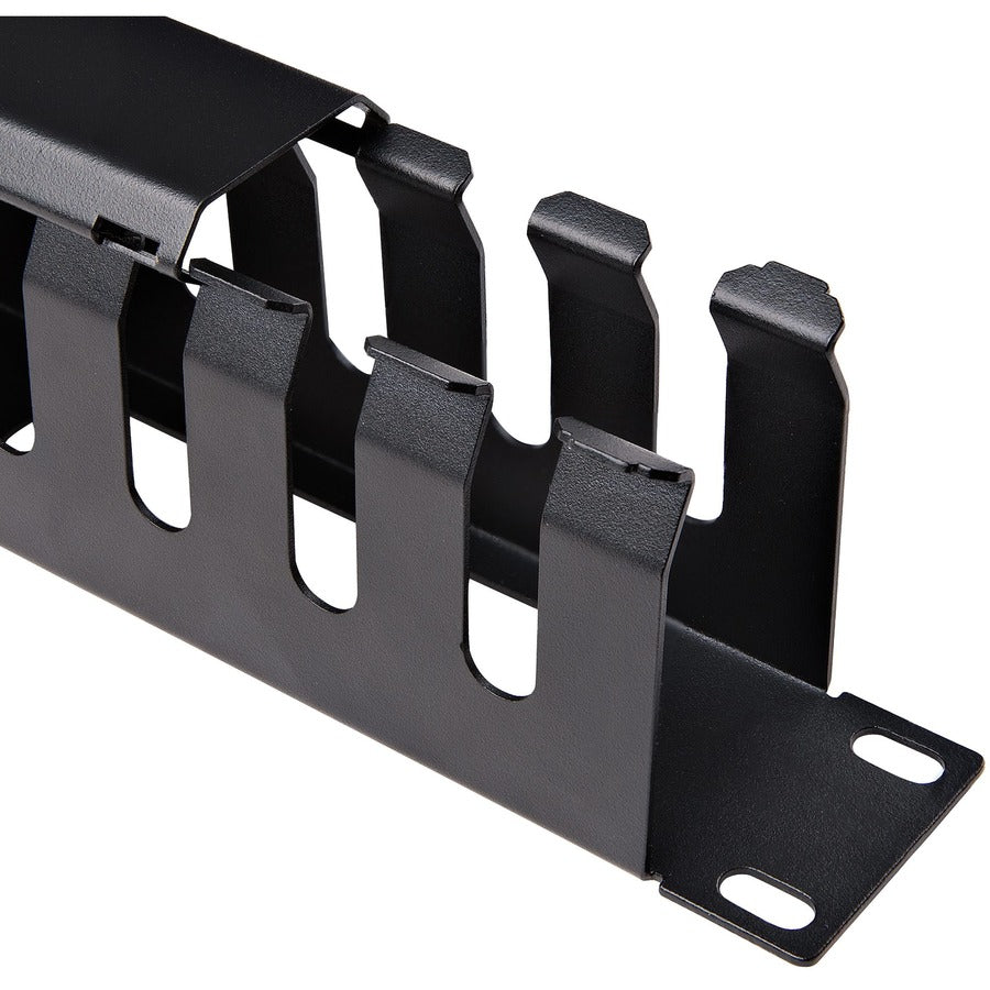 StarTech.com Panneau de gestion des câbles pour rack 1U avec couvercle CMDUCT1UX
