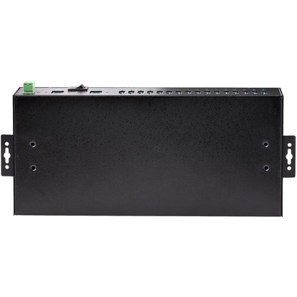 StarTech.com Hub USB 3.0 industriel 16 ports 5 Gbit/s, montable, alimentation par bornier jusqu'à 120 W partagée, chargement USB, hub/commutateur double hôte 5G16AINDS-USB-A-HUB