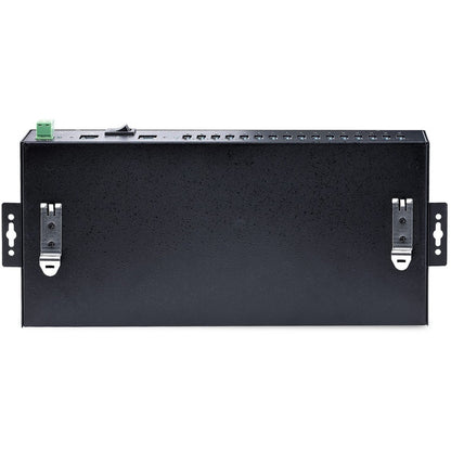 StarTech.com Hub USB 3.0 industriel 16 ports 5 Gbit/s, montable, alimentation par bornier jusqu'à 120 W partagée, chargement USB, hub/commutateur double hôte 5G16AINDS-USB-A-HUB