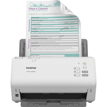 Brother ADS-4300N Sheetfed Scanner - 600 x 600 dpi Optical ADS4300N