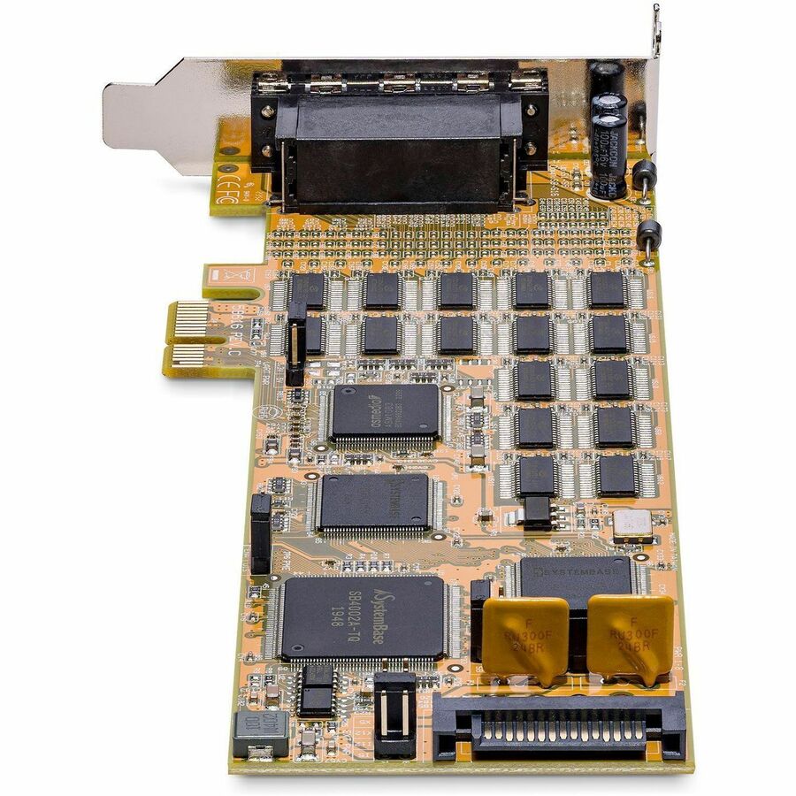 StarTech.com Carte série PCI Express 16 ports - Profil bas - Carte série PCIe haute vitesse avec 16 ports DB9 RS232 PEX16S550LP