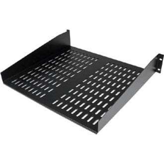Étagère cantilever ventilée universelle 2U 16 pouces pour montage en rack de serveur - Étagère fixe pour armoire de serveur - 50 lb / 23 kg CABSHELFV