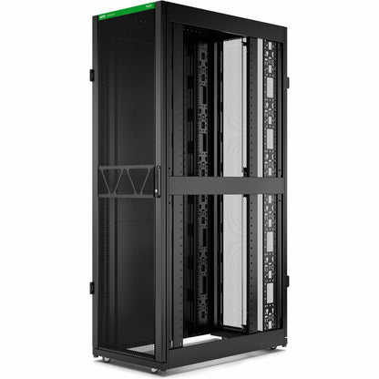 Rack serveur APC by Schneider Electric NetShelter SX Gen 2, 42U, 1991H x 600L x 1070P mm, avec côtés, noir AR3100B2