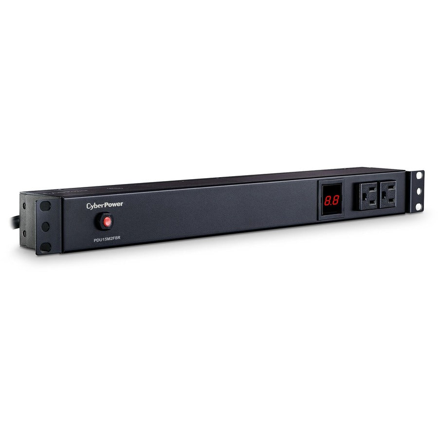 PDU CyberPower PDU15M2F8R à 10 prises avec compteur PDU15M2F8R