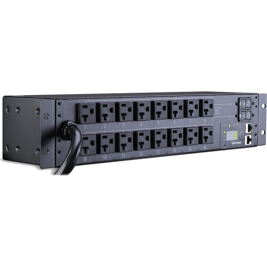 PDU surveillé CyberPower RM 2U PDU30MT16FNET 30 A 16 prises PDU30MT16FNET