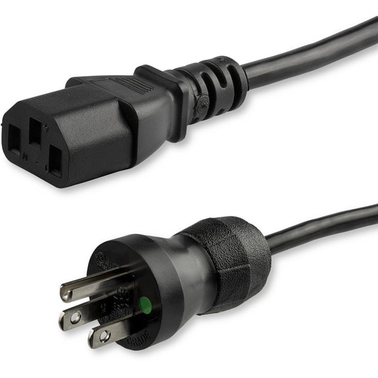 StarTech.com Cordon d'alimentation de qualité hospitalière de 4,5 m (15 pi), 18 AWG, NEMA 5-15P vers C13, 10 A 125 V, câble d'alimentation médical Green Dot, câble d'alimentation pour moniteur PXTMG10115