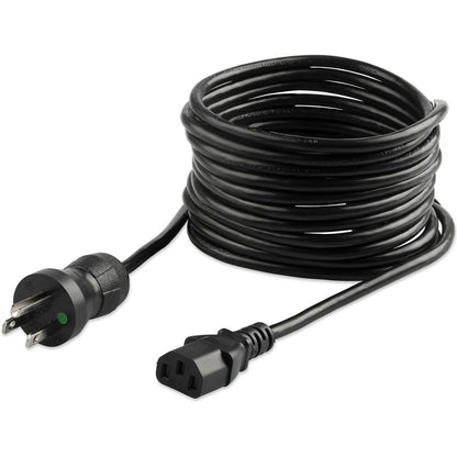 StarTech.com Cordon d'alimentation de qualité hospitalière de 4,5 m (15 pi), 18 AWG, NEMA 5-15P vers C13, 10 A 125 V, câble d'alimentation médical Green Dot, câble d'alimentation pour moniteur PXTMG10115