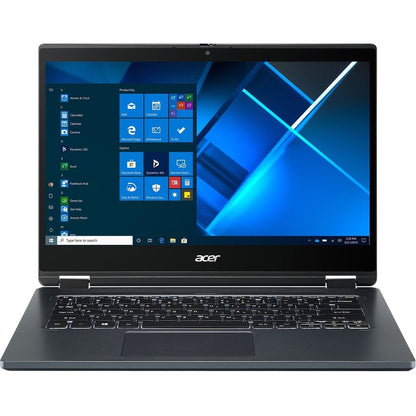 Acer TravelMate Spin P4 P414RN-51 TMP414RN-51-52YE Ordinateur portable convertible 2 en 1 à écran tactile 14" - Full HD - Intel Core i5 11e génération i5-1135G7 - 16 Go - SSD 512 Go - Clavier anglais - Bleu ardoise NX.VP4AA.00B
