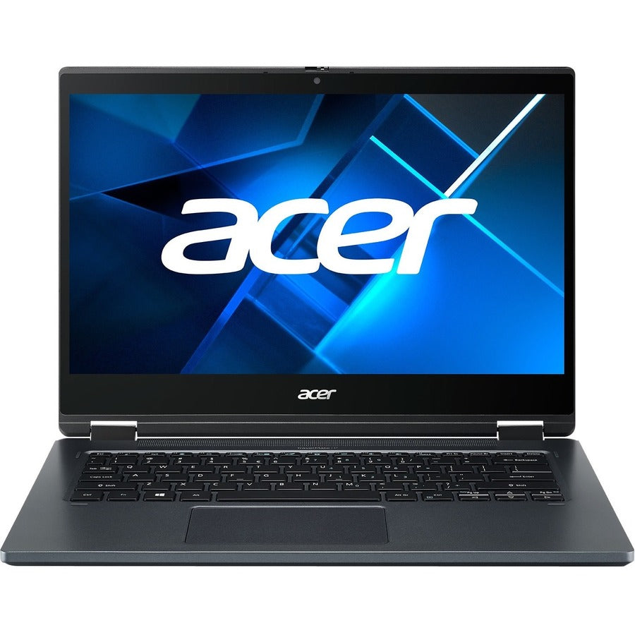 Acer TravelMate Spin P4 P414RN-51 TMP414RN-51-52YE Ordinateur portable convertible 2 en 1 à écran tactile 14" - Full HD - Intel Core i5 11e génération i5-1135G7 - 16 Go - SSD 512 Go - Clavier anglais - Bleu ardoise NX.VP4AA.00B