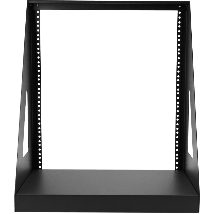 StarTech.com Rack de serveur de bureau robuste à 2 montants 12U, petit rack réseau à cadre ouvert de 48,3 cm pour équipement informatique domestique/bureautique, conforme à la norme TAA 2POSTRACK12
