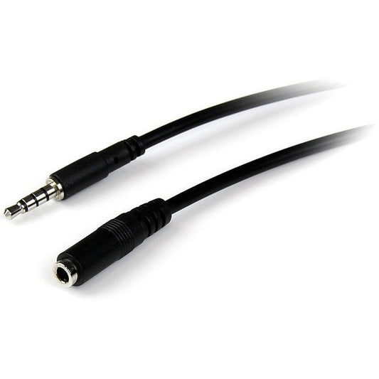 Câble d'extension de casque TRRS 4 positions 3,5 mm StarTech.com de 1 m - M/F MUHSMF1M