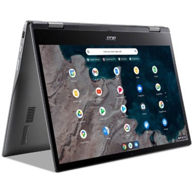 Acer Chromebook Spin 513 R841T R841T-S4ZG Chromebook convertible 2 en 1 à écran tactile 13,3" - Full HD - Qualcomm Kryo 468 - 4 Go - Mémoire flash 64 Go - Clavier anglais (US) NX.AA5AA.004