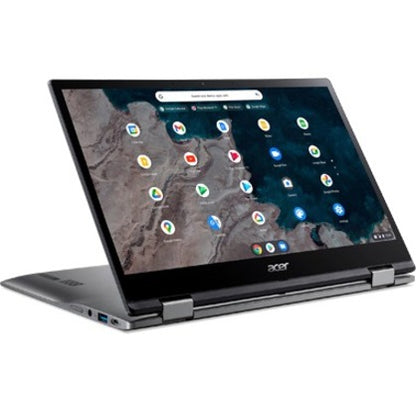 Acer Chromebook Spin 513 R841T R841T-S4ZG Chromebook convertible 2 en 1 à écran tactile 13,3" - Full HD - Qualcomm Kryo 468 - 4 Go - Mémoire flash 64 Go - Clavier anglais (US) NX.AA5AA.004