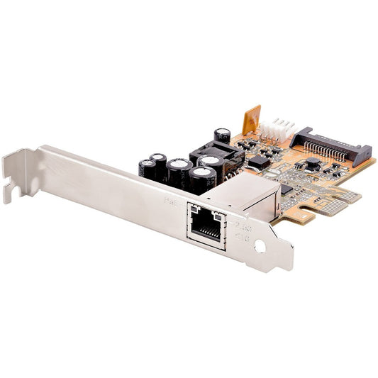 StarTech.com Carte réseau PoE 1 port 2,5 Gbit/s, carte Ethernet PCIe, carte réseau PoE 30 W 802.3at pour PC/serveurs, adaptateur LAN PoE RJ45/réseau, NBaseT ST1000PEXPSE