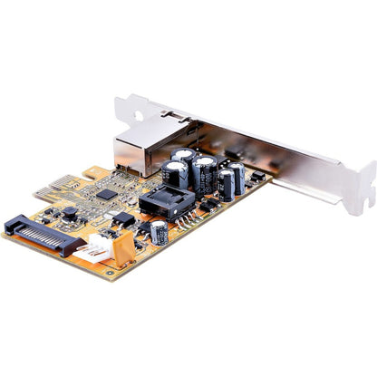 StarTech.com Carte réseau PoE 1 port 2,5 Gbit/s, carte Ethernet PCIe, carte réseau PoE 30 W 802.3at pour PC/serveurs, adaptateur LAN PoE RJ45/réseau, NBaseT ST1000PEXPSE
